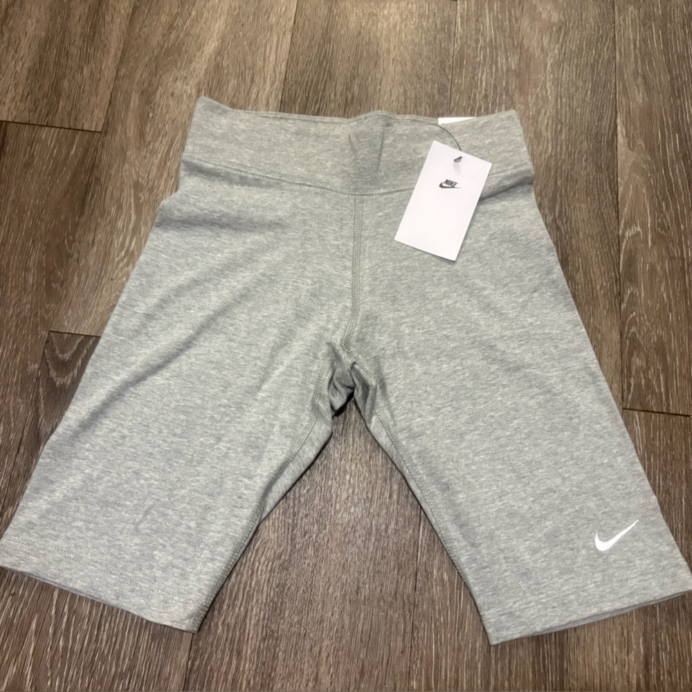 Nike Women's Light Gray Bike Shorts